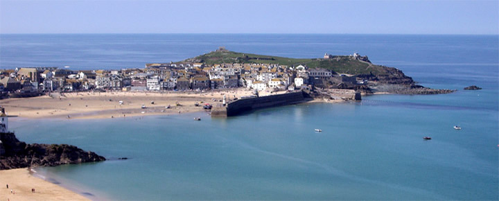 St Ives Harbour from Tregenna Hill